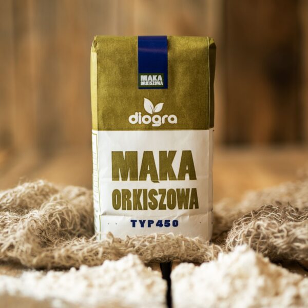 Mąka orkiszowa, ekologiczna, biała, typ 450, producent Diogra, zamów online!